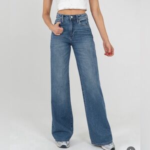 H&m high wide leg jeans